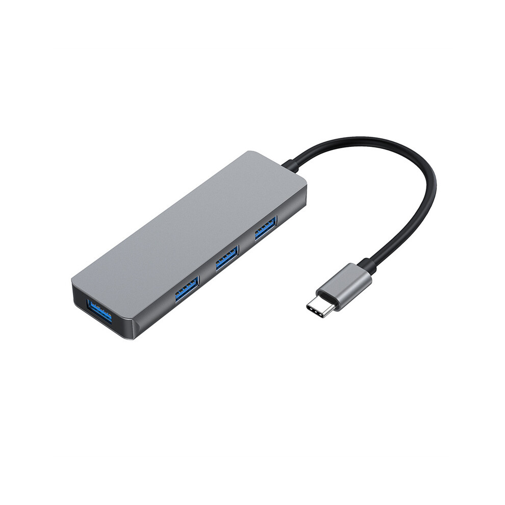 Usb 3.0 4-Port Hub Adapter, Ultrathin Charger & Data Transfer For Laptop/Desktop 123643900701