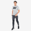 Nike (M, Grey) Nike Block Men's T-Shirt 1