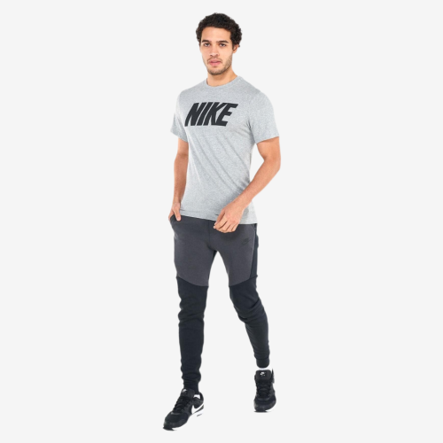 Nike (M, Grey) Nike Block Men's T-Shirt
