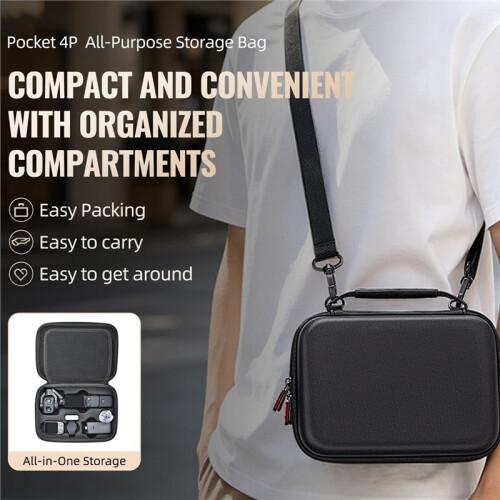 STARTRC for  Pocket 4P Camera Storage Bag Hard Shell Protective Case Waterproof Shockproof Travel Organizer 1