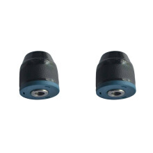2pcs 10mm 3/8-24unf Ratchet Self-Locking Drill Chuck Hands for Drill Electric Drill Chuck Power Tools Black&