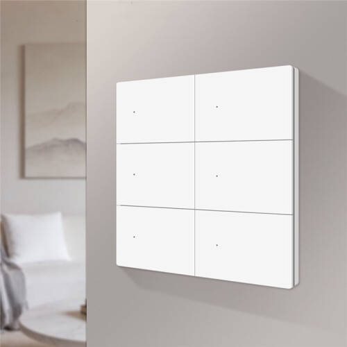 6 Gang Matter WiFi  Light  Neutral Wire Required SmartThing APP, Voice & Remote Control Timer Scene 2