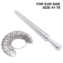 (For EUR Size) US/EUR Ring Sizer Gauge Mandrel, Finger Sizing Measure Stick Tool