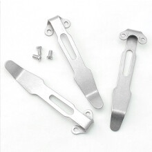 Suitable for personal DIY  Folding Knife Deep Carry Pocket Back Clip With Screws