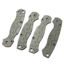 Aluminium DIY Grip Handle Patches for Spyderco C81 Paramilitary 2 Folding Knife
