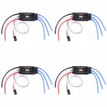 4X XXD Bezszczotkowy 30A ESC 2-4S Elektryczny Regulator Prędkości z 5V 2A BEC dla RC Multicoptera Helikoptera Samolotu Bez Wtyczki