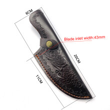 (B) Outdoor Folding Knife Case PU Leather Case DIY Knife Swiss Army Knife Case