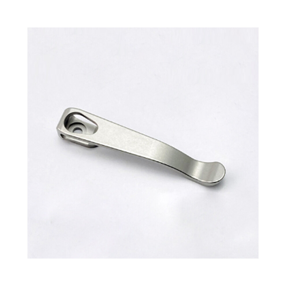 (A) Titanium Folding Knife Back Clip Pocket Clip Diy Knife For Chris Reeve Knives Umnumzaan Sebenza 123643958719