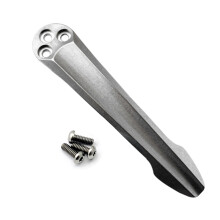 (A) Titanium Alloy Pocket Knife DIY Back Clip For Spyderco C223 Para 3 Manix 2