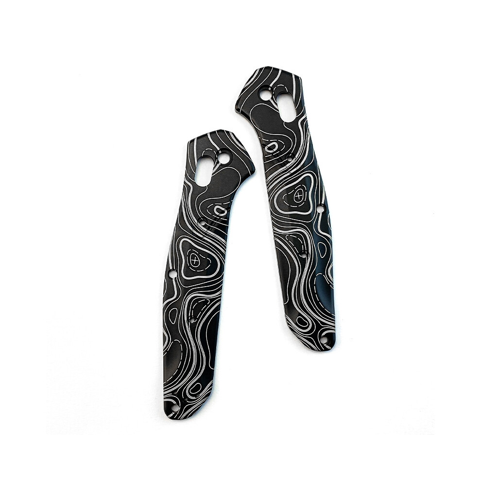 Aluminium Alloy Folding Knife Grip Handle Patches for Spyderco 0sborne 940