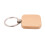 120Pcs Blank Square Wooden Keychain DIY Key Tag Gift 8