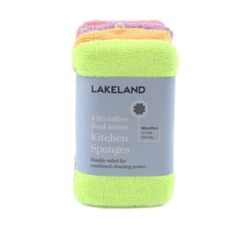 Lakeland 4 Lakeland Microfibre Dual Kitchen Sponges 2