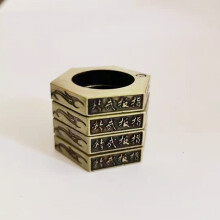 (Bronze) Defence Finger Tiger Four Finger Ring Fist Clasp Self Defence Equipment