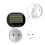 2X Power Meter Digital Wattmeter Electric Meter,Voltmeter  Cost Meter Socket 45Rotatin EU Plug 6