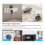 2X Power Meter Digital Wattmeter Electric Meter,Voltmeter  Cost Meter Socket 45Rotatin EU Plug 8