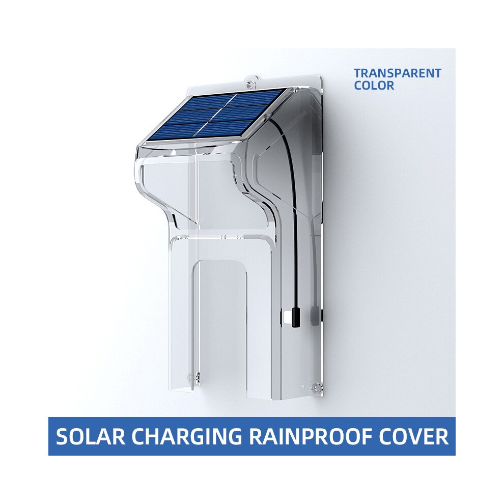 (Transparent Rain Cover) Wireless Visual Doorbell With Solar Rain Cover Intercom Security Camera Door Bell 413590529361