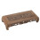 Housewares Rectangular Grey Wood Stand, Oriental Style 1 1