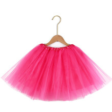 (Rose Red) High Quality 80s Fancy Dress Color Tutu Skirt WOMEN LADY Tutus Hen Party