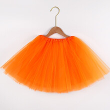 (Tangerine) High Quality 80s Fancy Dress Color Tutu Skirt WOMEN LADY Tutus Hen Party