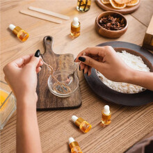 300Pcs Glass Dropper Bottle Bulk Clear Essential Oil Dropper Bottles Small Glass Dropping Sample Containers 1 Ml