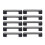 40Pcs Black Handles for Furniture Cabinet Knobs and Handles Kitchen Handles Drawer Knobs Cabinet Pulls 96mm 3