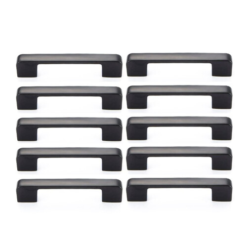 40Pcs Black Handles for Furniture Cabinet Knobs and Handles Kitchen Handles Drawer Knobs Cabinet Pulls 96mm 2