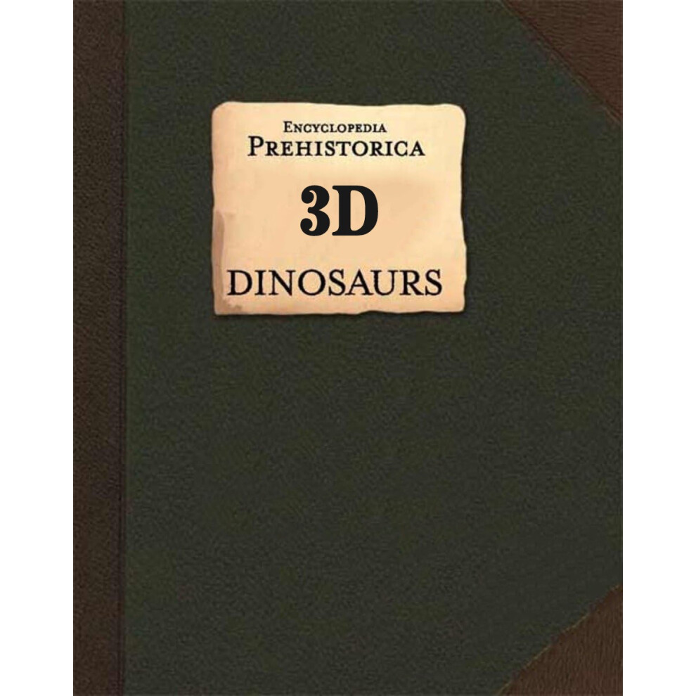 3D Encyclopedia Prehistorica: Folding Dinosaur Books - Interactive Picture Book 123643992959