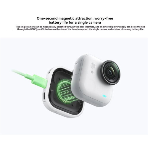 For  GO Ultra Standalone Camera Charging Dock Essential Action Camera Accessory 2