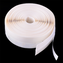 (white, 35mm) 5M Self Adhesive Weather Stripping Window Seal Door Strip Bottom Silicone Sealing Sticker