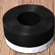 (black, 35mm) 5M Self Adhesive Weather Stripping Window Seal Door Strip Bottom Silicone Sealing Sticker