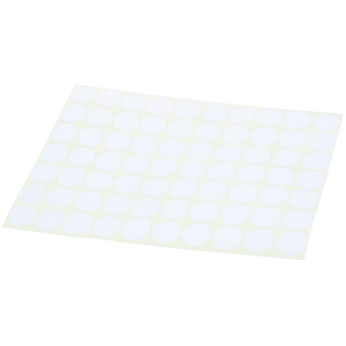 60pcs 19mm Circles Round Code Stickers Self Adhesive Sticky Labels White 2