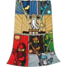 (60x50in 125x150cm) Cartoon Ninja Super Soft Warm Throw Blanket for All Seasons - Comfy for Living Room Sofa - CT1379JVRIVJH3837