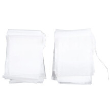 100 Pcs Disposable Empty Tea Bag String Heat Seal Filter Paper