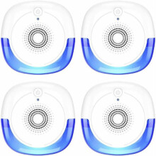 High Power Ultrasonic Insect Repellent 4 Pack Electric Rodent Control Device Anti Pest Mosquito Repellent