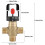 2X Thermostatic Mixing Valve Solid Brass G1/2 for Shower System Water Temperature Control Pipe Basin Thermostat Control 8