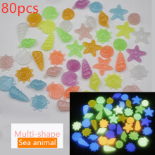 (Sea animal) Garden Ornaments Glow in the Dark Luminous Pebbles Stones Wedding Decoration