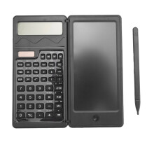 Wetenschappelijke Rekenmachines, 12-Cijferige Bureaucalculator met Lcd-Scherm met Notitieblok, Zonne- en Batterij met Dubbele Voeding