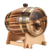 Oak , 1.5 L / 3 L Oak Storage  Built-in Foil Liner to Store Your Own Whiskey, Beer, Wine, Bourbon, Brandy,C