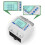 2X 3 Phase 380V 100A Tuya WiFi  Bi-Directional KWh Meter over Under Voltage Protector Relay  Current Limit 6