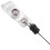 4X  Retractable Yo Yo Key Ring PULL CHAIN Belt Clip ID CARD Holder Ski Pass - Black 6