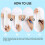 Wearable Nurse Notepad Wristbands, 4 Pack Silicone Reminder Bracelet Write  Memo,White 5