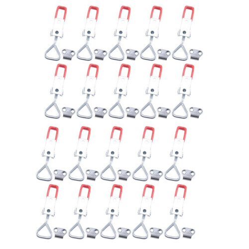 40 Pack Adjustable Toggle  Clamp 4001, 330 Lbs Holding Capacity, Heavy Duty Quick Release Pull  Toggle Clamp 2