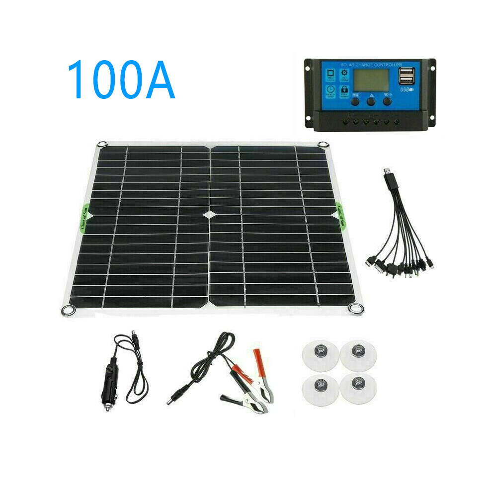 New 200W Solar Panel Kit - For Cars, Rvs, Ships, Outdoor & More 110691787637