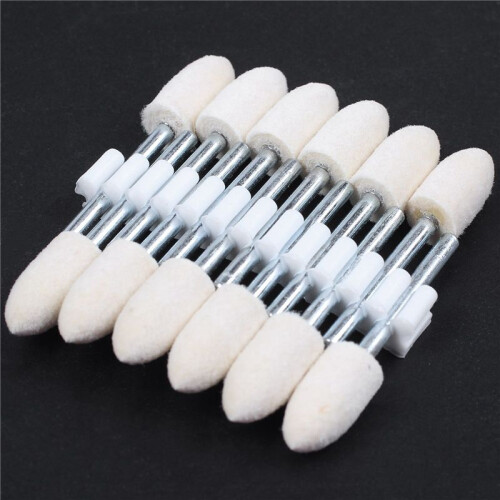 36 Pcs Polishing Buffing Tool 8.5mm Conical Mounted  Bobs 3mm Shank 1