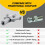 2X Double Handle Grease Nipple Coupler Handle Quick Lock Release Grease Ends Couplers Compatible All Grease Fittings 5