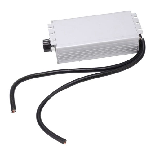2X Motor Speed Controller, 2.2KW 3 Phase Aluminum Alloy 380V Variable Electronic Speed Regulator 1