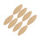 100Pcs No. 0 Assorted Wood Biscuits for Tenon Machine Woodworking Biscuit Jointer Woodworking Accessory 6