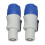 2 Sets PowerCON Connector,NAC3FCA+NAC3MPA-1&NAC3FCB+NAC3MPB-1,Lockable Cable Connector 2