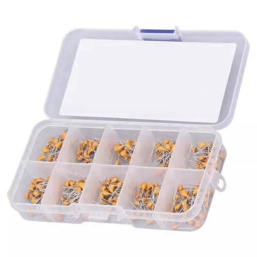 300pcs 10value 0.1UF- 10UF Monolithic Ceramic Capacitor Assortment Kit 2