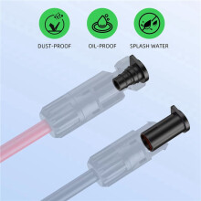 200 Paar Solarsteckerkappen, IP68 Wetter- und Staubdicht, Stecker und Buchse für Solarmodulanschlüsse
